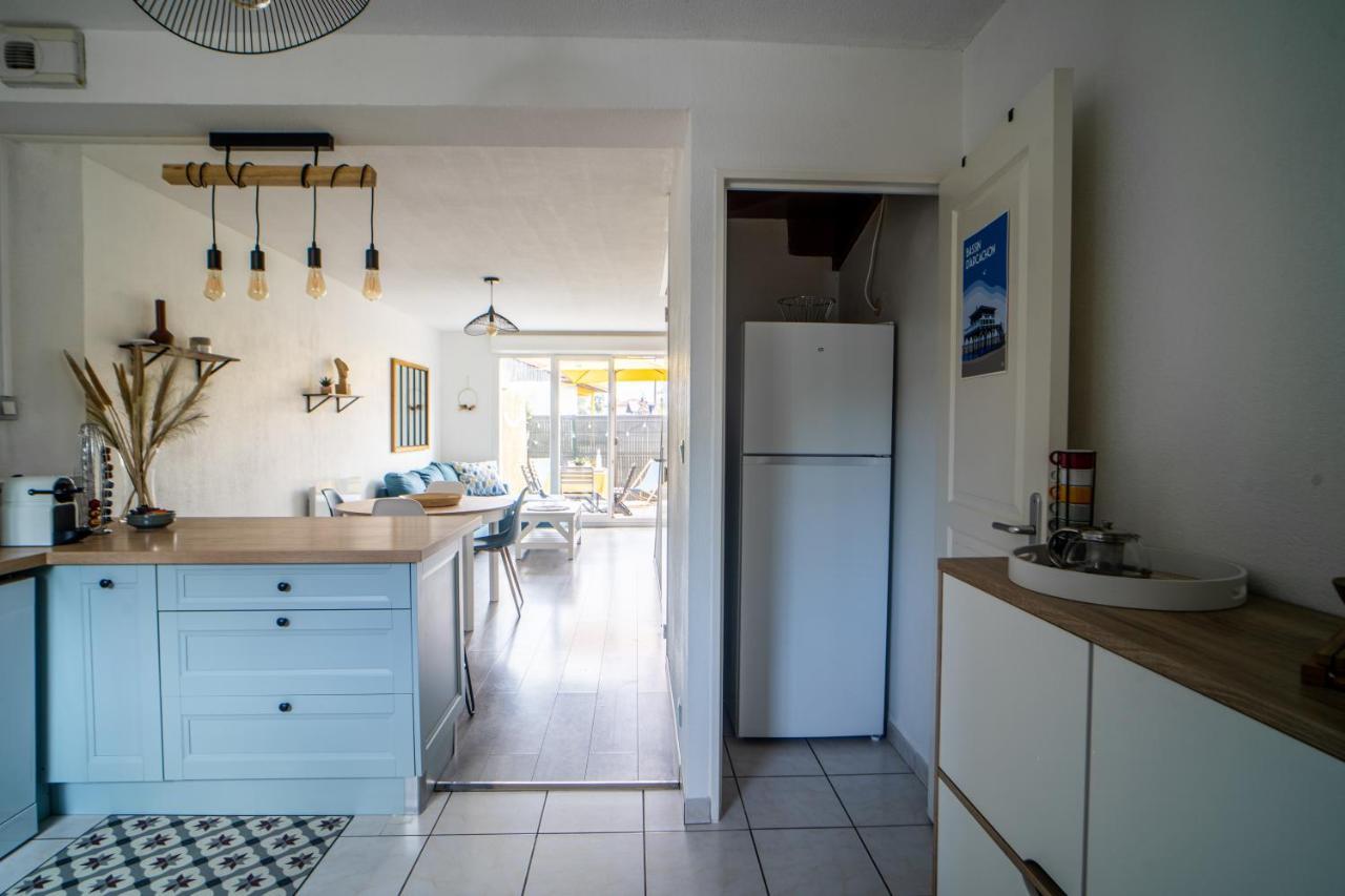 Les Renards - Charmante Petite Maison Au Port De La Teste Esterno foto